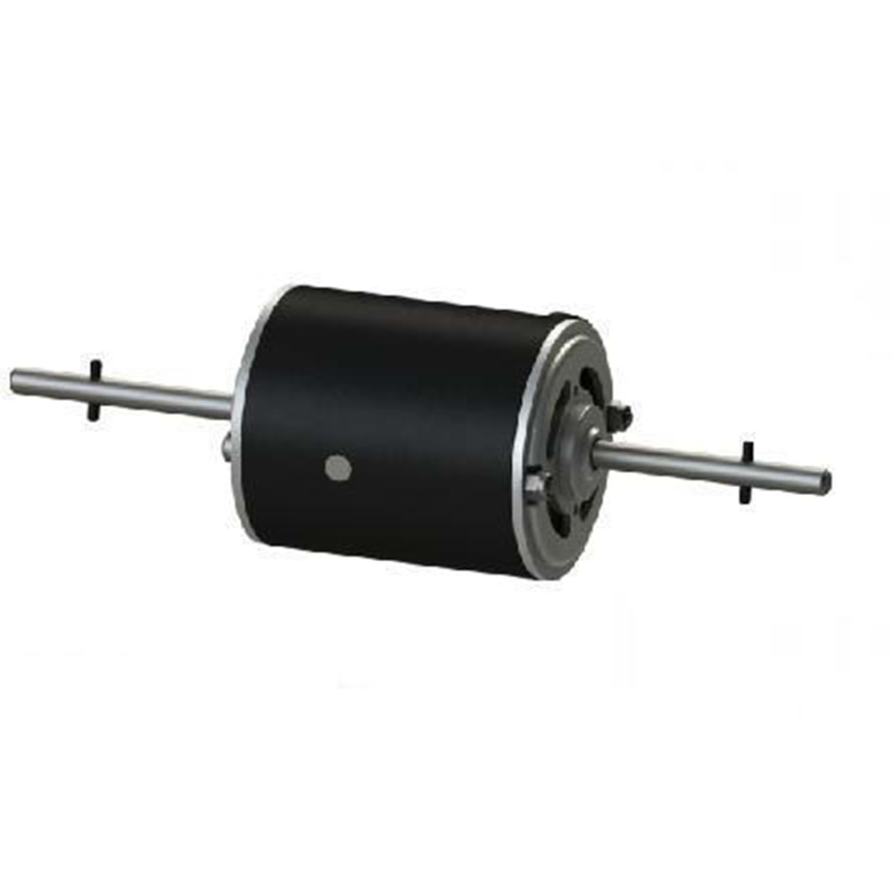 KLIMA MOTORU CIFT MILLI DUZ KISA MIL 24V TEK DEVIR