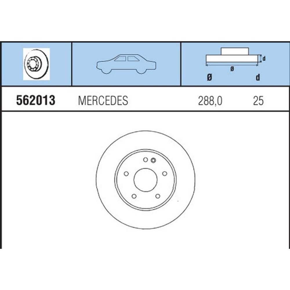 FREN DISKI ON HAVALI TK MERCEDES SLK 200 KOMPS SLK 230 KOMPS 96>>