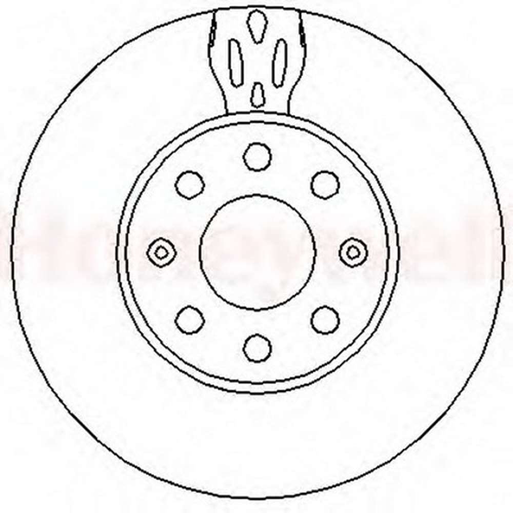 FREN DISKI ON HAVALI FIAT GRANDE PUNTO 1 2 -1 3 - 1 4 06>