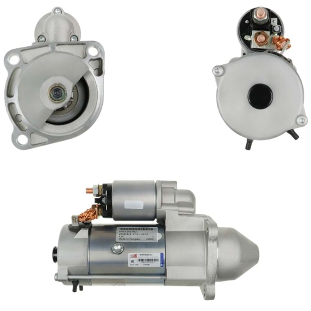 MARS MOTORU 12V 9 DİŞ DODGE PD250 DEUTZ MOTORLU