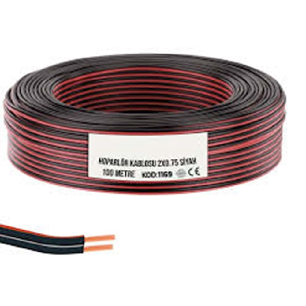 HOPARLOR KABLOSU 2X0,75mm