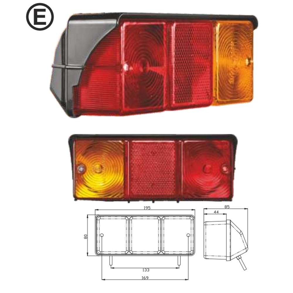 SÜPER 240 PLUS STOP SİNYAL LAMBASI SOL