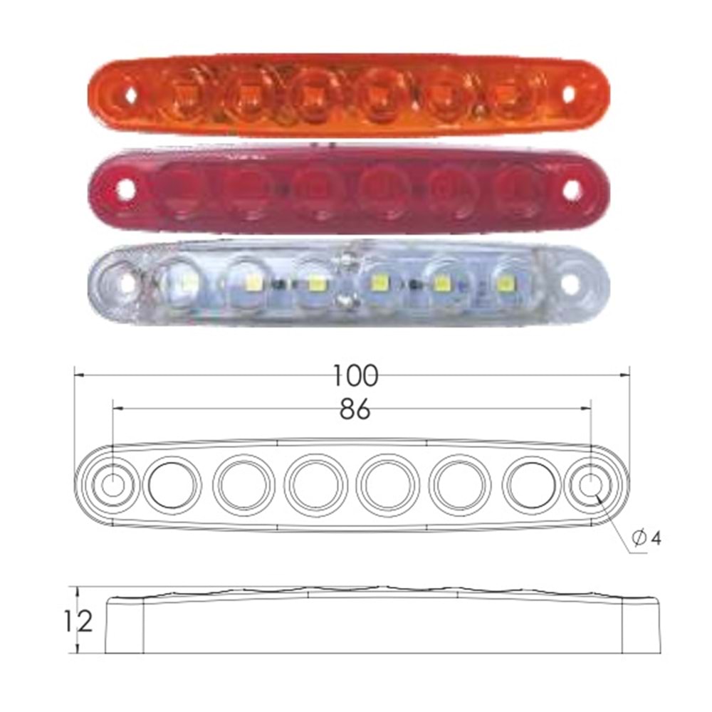 LED PARMAK LAMBA 6 LED