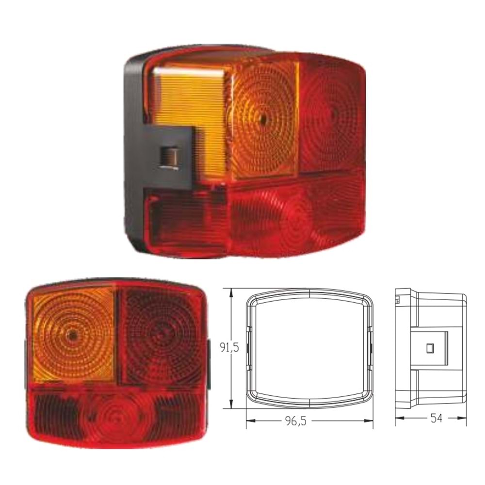 TRAKTÖR STOP LAMBASI SOL