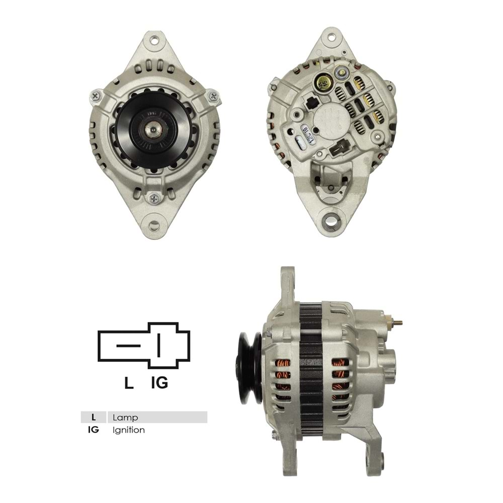 ALTERNATÖR MITS. 12V 65A MAZDA 323-626 1985-1988