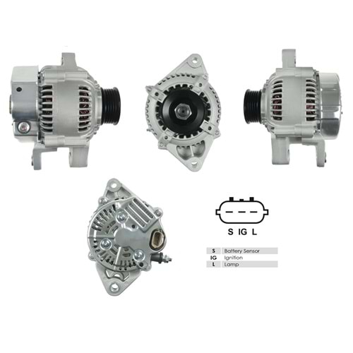 ALTERNATÖR N.DENSO 12V 70A COROLLA 1.6 93-97