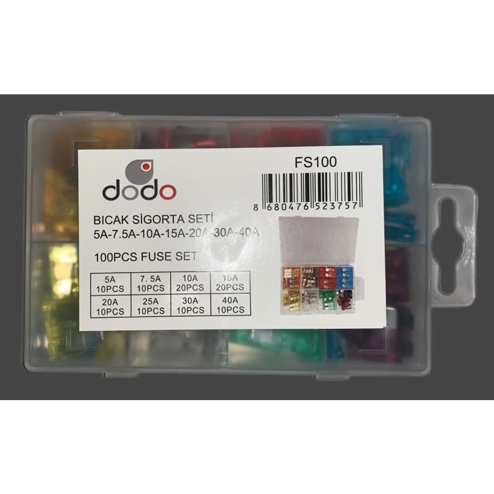 SIGORTA SETI BICAK 5A 7A 10A 15A 20A 25A 30A