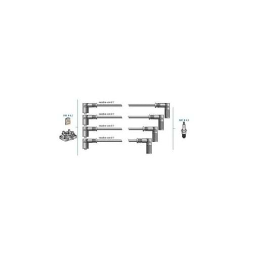 BUJİ KABLOSU SETİ FİAT TEMPRA MPI 1.6İ 16V 99-