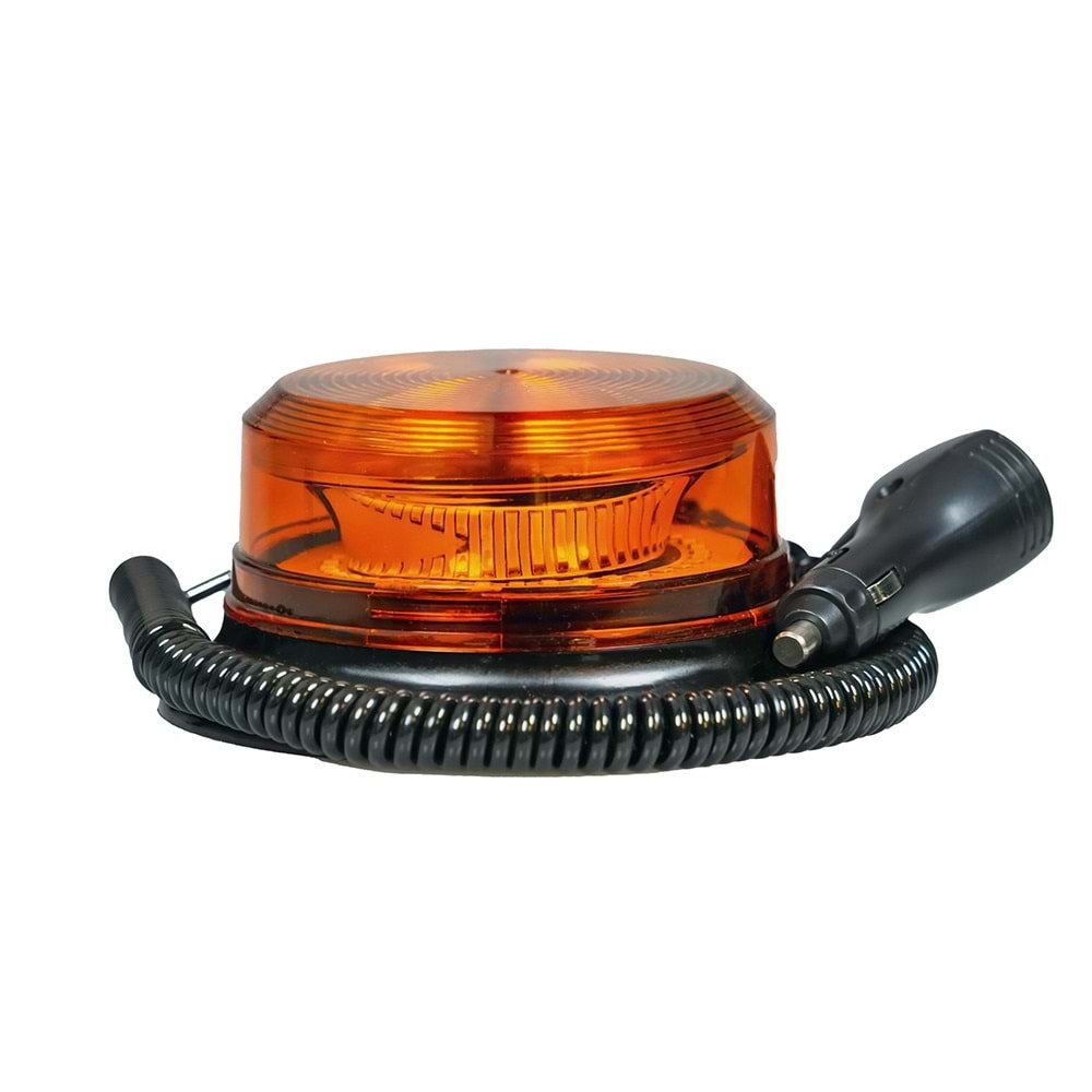 12/110V LEDLİ İKAZ LAMBASI MIKNATISLI HELEZON KABLO