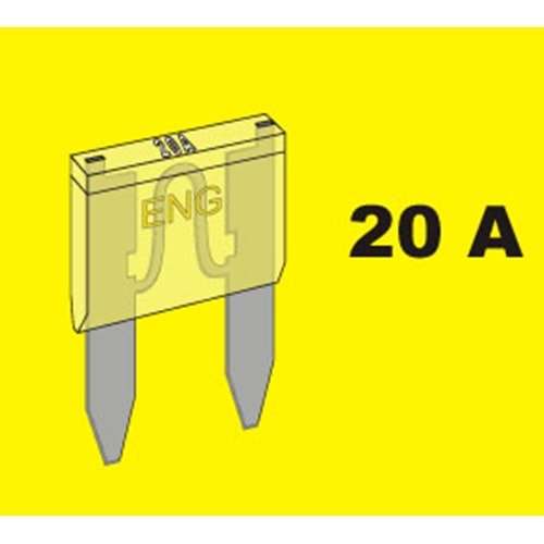 MINI BICAK SIGORTA 20 AMPER