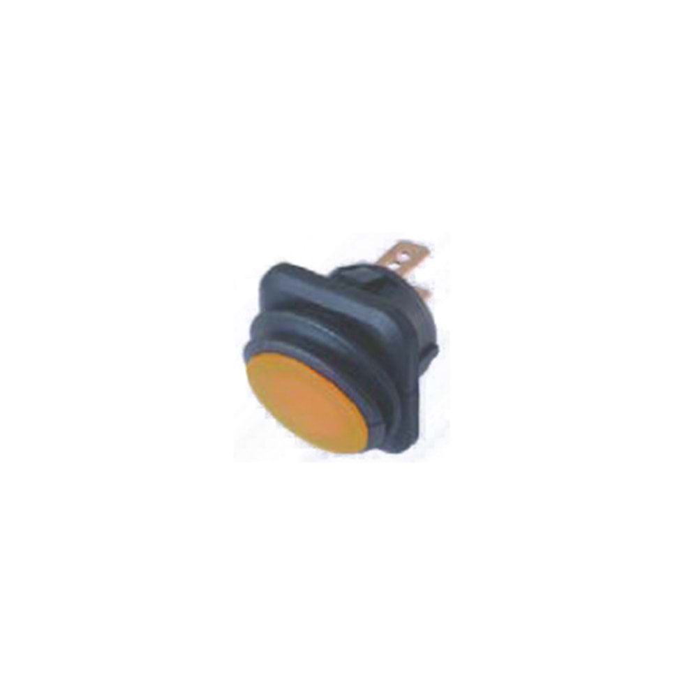 BASMALI ANAHTAR KARE 12V LEDLI AMBER SU KORUMALI IP65