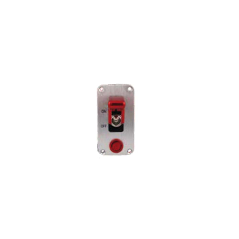 KONTROL PANEL TEKLI IKAZI LEDLI KIRMIZI 12V
