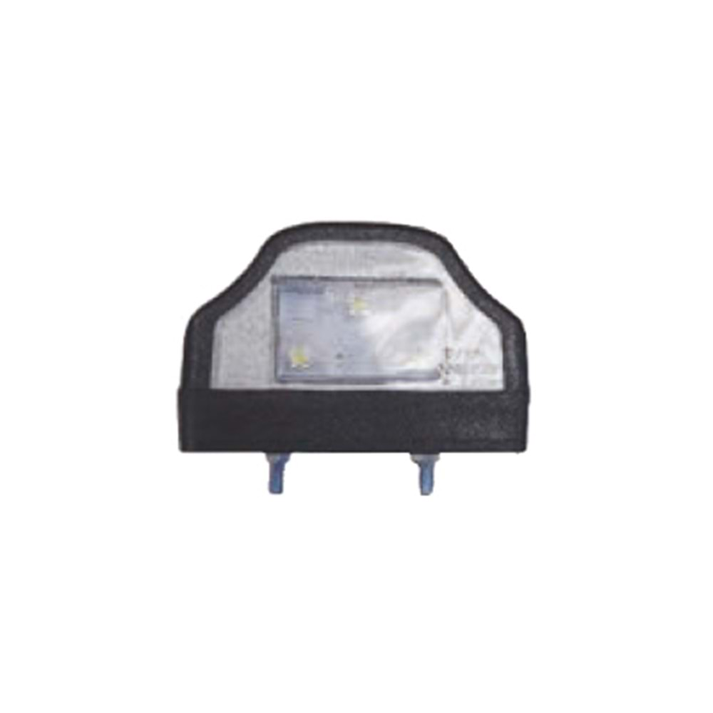 LED PLAKA LAMBASI SIYAH 12 24V