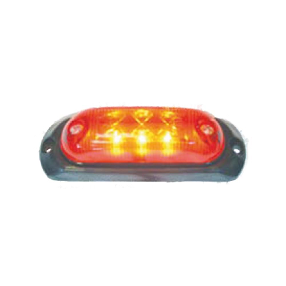 LED MARKER LIGHT KAUCUK .KABLOLU KIRMIZI