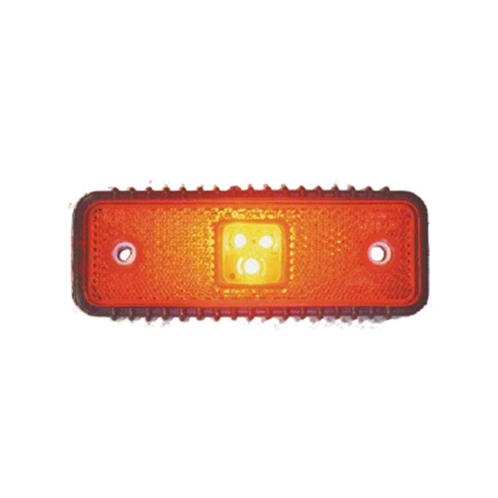 LED MARKER LIGHT REFLEKTORLU KIRMIZI 12 24V