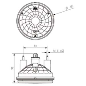 STOP LAMBA DAIRESEL ISUZU 13067 OTOKAR TEMSA