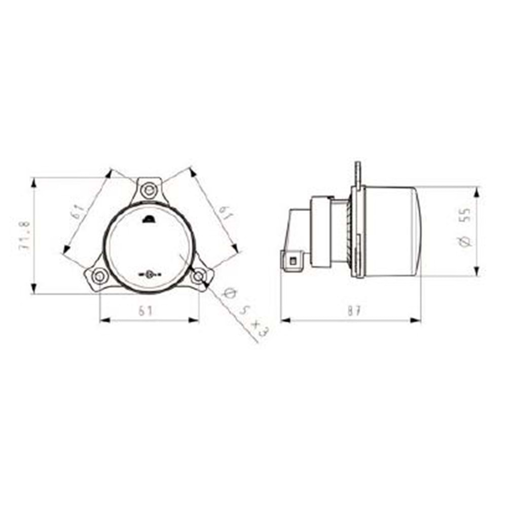 SINYAL LAMBA ON Q55 TURUNCU PY21W 12V