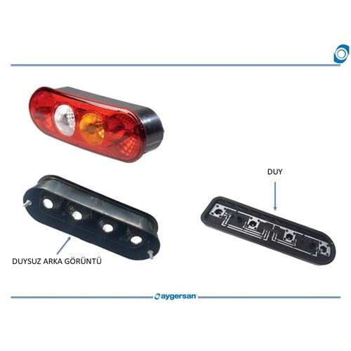 STOP LAMBA DUYSUZ UNISTOP FORD TRANSIT 12V OTOSAN