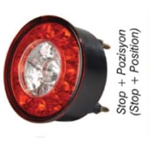 PARK LAMBA ARKA FREN (Q98 MM)24V LED OTOKAR