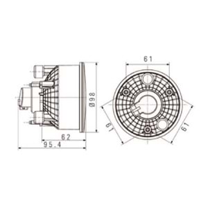 PARK LAMBA ARKA FREN (Q98 MM)24V LED OTOKAR
