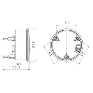 SINYAL LAMBA ARKA UST AYDINLATMA LEDLI 24V BMC