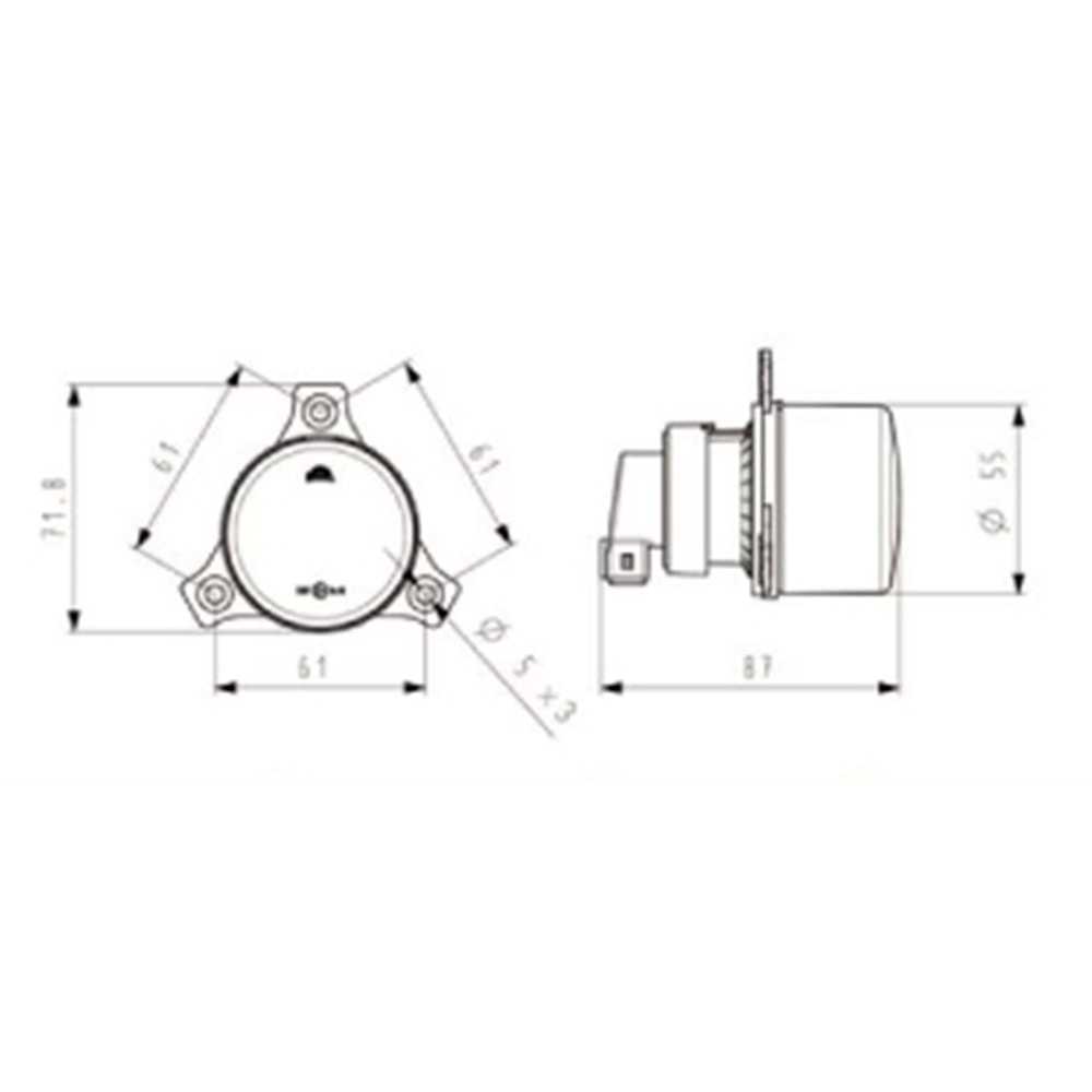 SINYAL LAMBA ON R5W12 NATUREL
