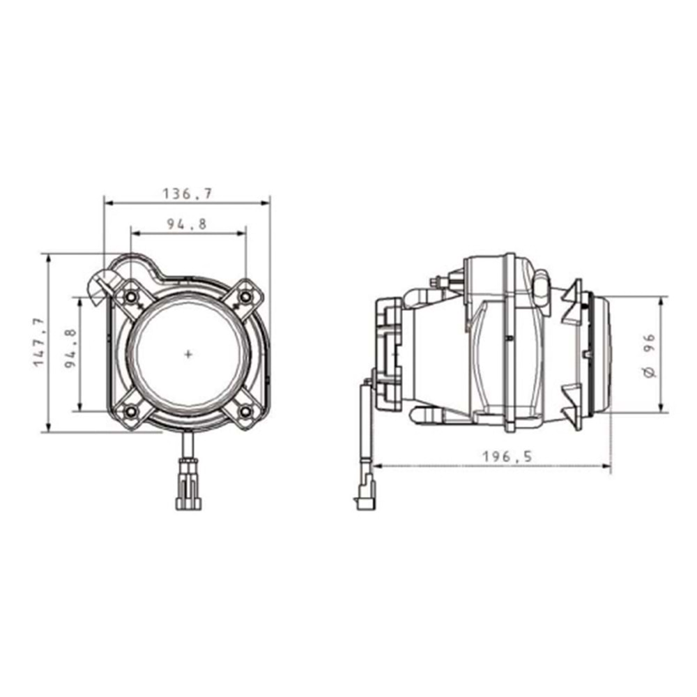 FAR MERCEKLI HCA 24V LEDLI KAPAK