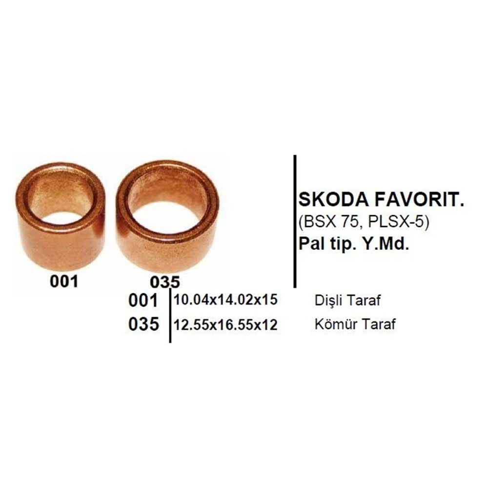 MARS BURCU SKODA FAVORIT PLSX-3 PAL TIP YM