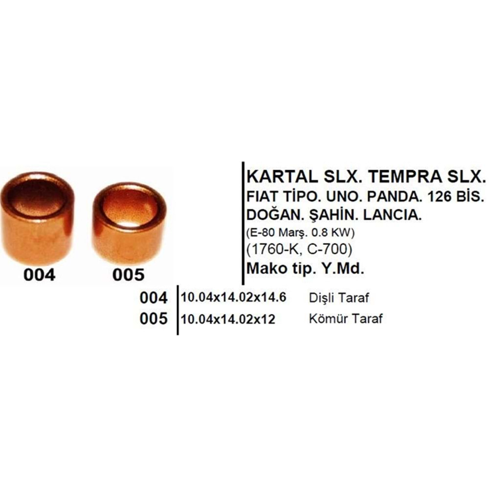 MARS BURCU KARTAL SLX E - 80 MARS - 0.8KW 1760-K C-700 MAKO TIP YM