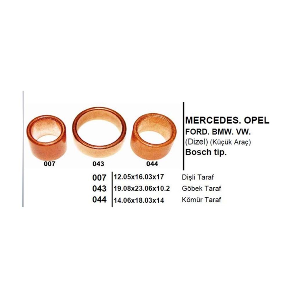 MARS BURCU MERCEDES DIZEL KUCUK ARAC BOSCH TIP