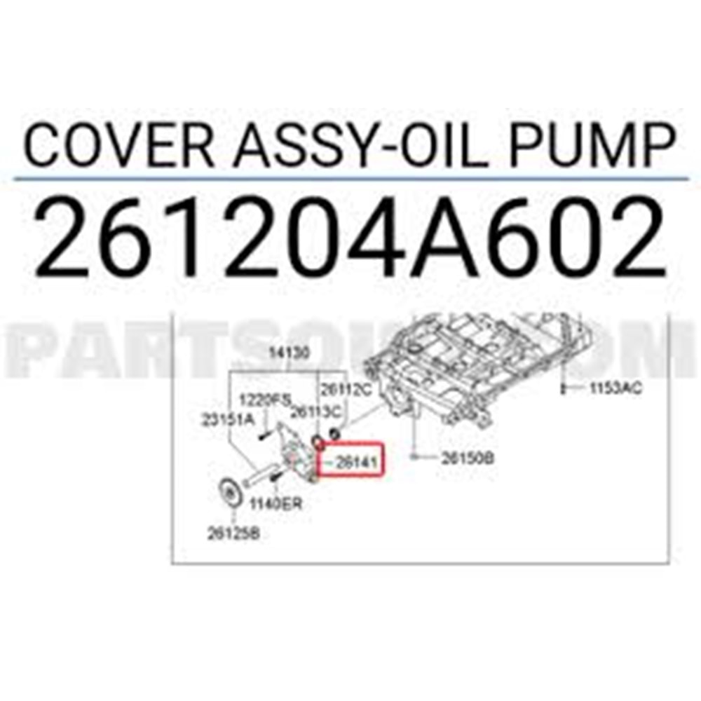 YAĞ POMPA KAPAĞI H100 KMYT. 17>