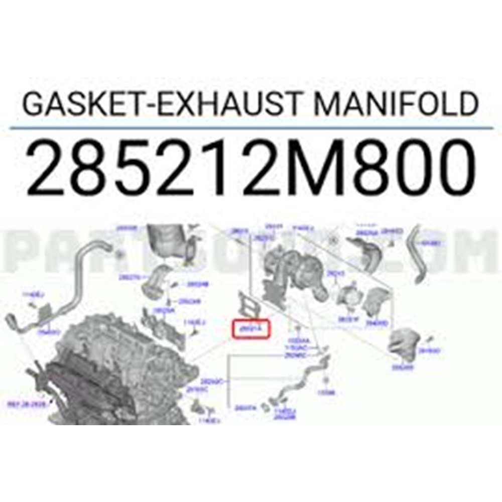 TURBO CONTASI (EKSOZ ÇIKIŞI) SPORTAGE 2021-> 1,6 T-GDİ