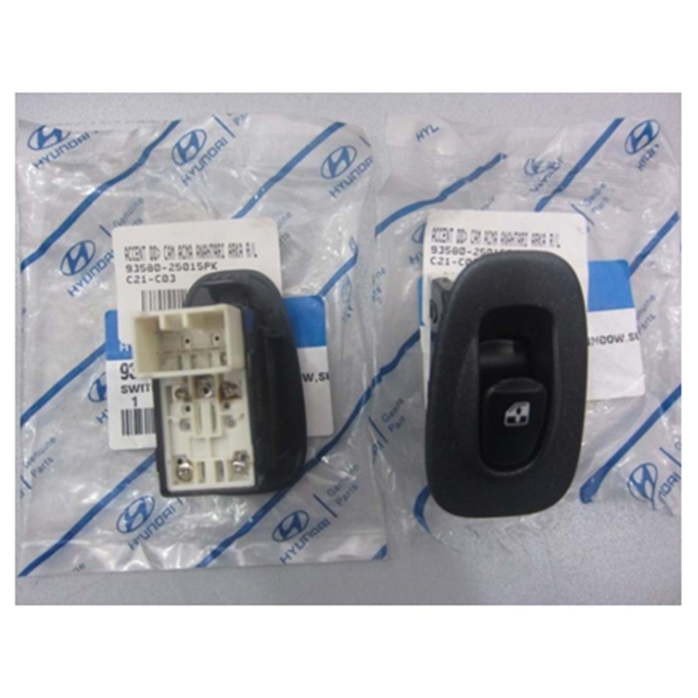 CAM ACMA DUGMESI ON SAG HYUNDAI ACCENT ADMAIR 03- (ARKA R-L AYNI)