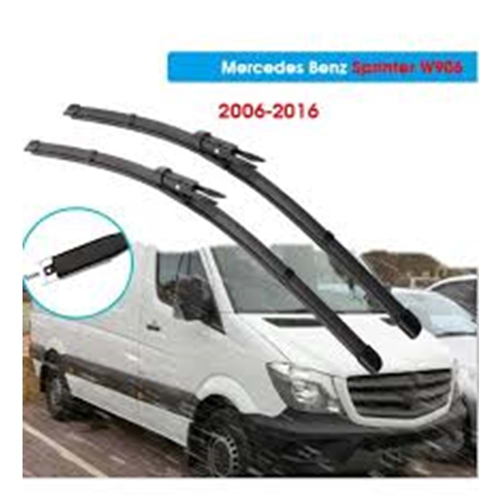 650 - 600 mm BANANA SİLECEK SÜPÜRGESİ MERCEDES SPRINTER2005› VANEO 2004-2005 VOLKSWAGEN CRAFTER 2006
