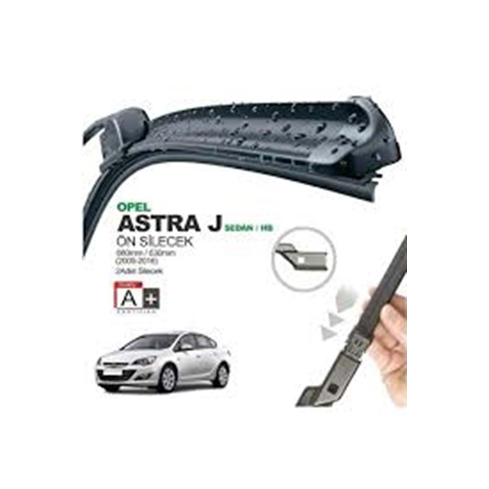680 - 630 mm BANANA SİLECEK SÜPÜRGESİ OPEL ASTRA J HB 2009-2015 ASTRA J SEDAN 2012-2015 ASTRA J SW 2