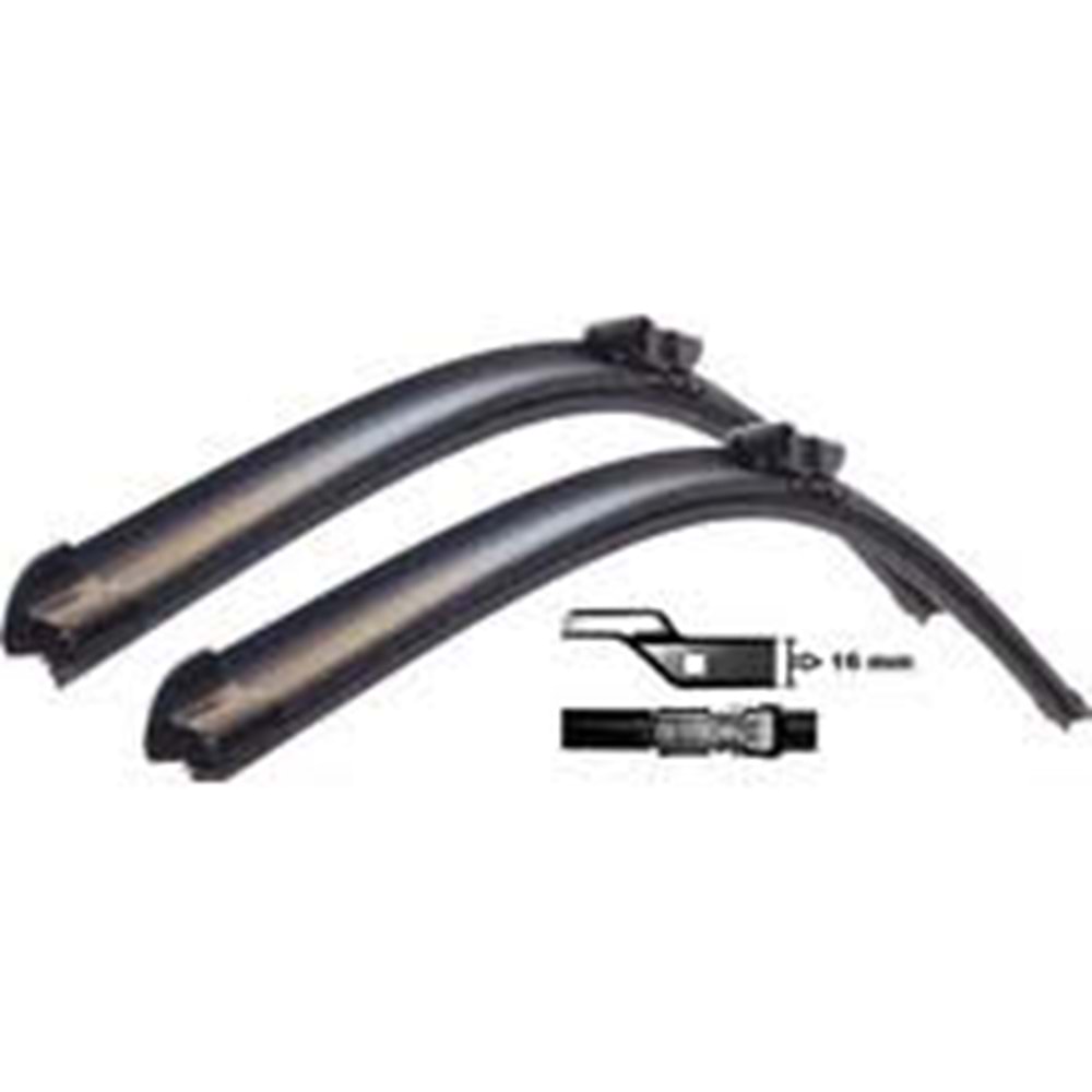 600 - 480 mm BANANA SİLECEK SÜPÜRGESİ VOLKSWAGEN CC2011-2016GOLF 6 CABRIO2011-2016 JETTA 42010› PASS