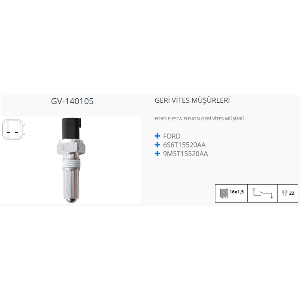 GERI VITES MUSURU FORD FİESTA FOCUS