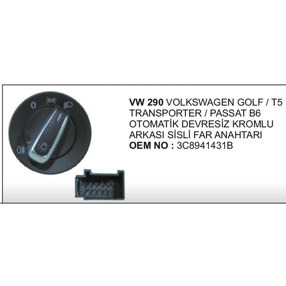 VW PASSAT GOLF T5 KROMSUZ SISSIZ