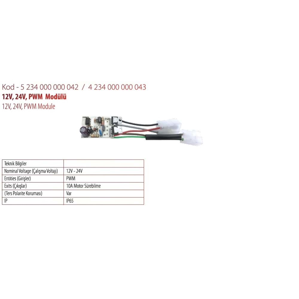 12V PWM SURUCU 95400131