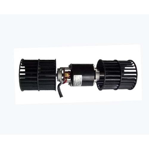 24V ÇİFT MİLLİ KALORİFER MOTORU FORD KARGO TİPİ FANLI MONTAJ KABLOLU Q59MM 67113105