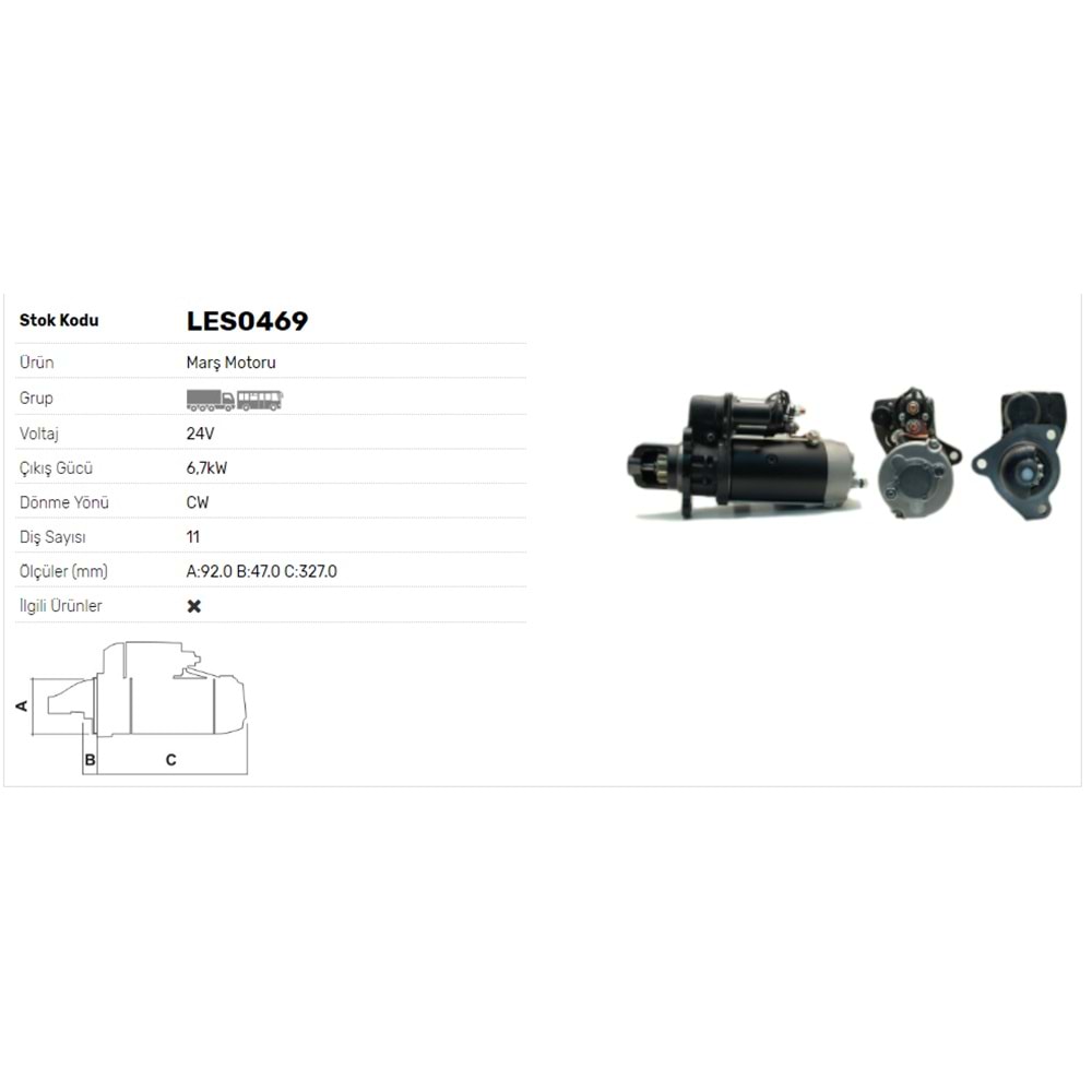 M.MOTORU 24V 7.7kW 11DİŞ CATERPILLER-CUMMINS