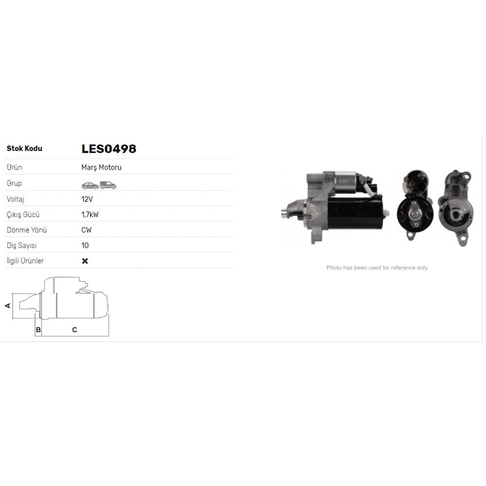 M.MOTORU 12V 1.7kW 10DİŞ AUDI