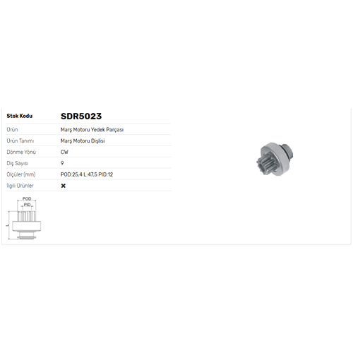 MARS DISLISI 1561 9DIS FIAT BRAVA