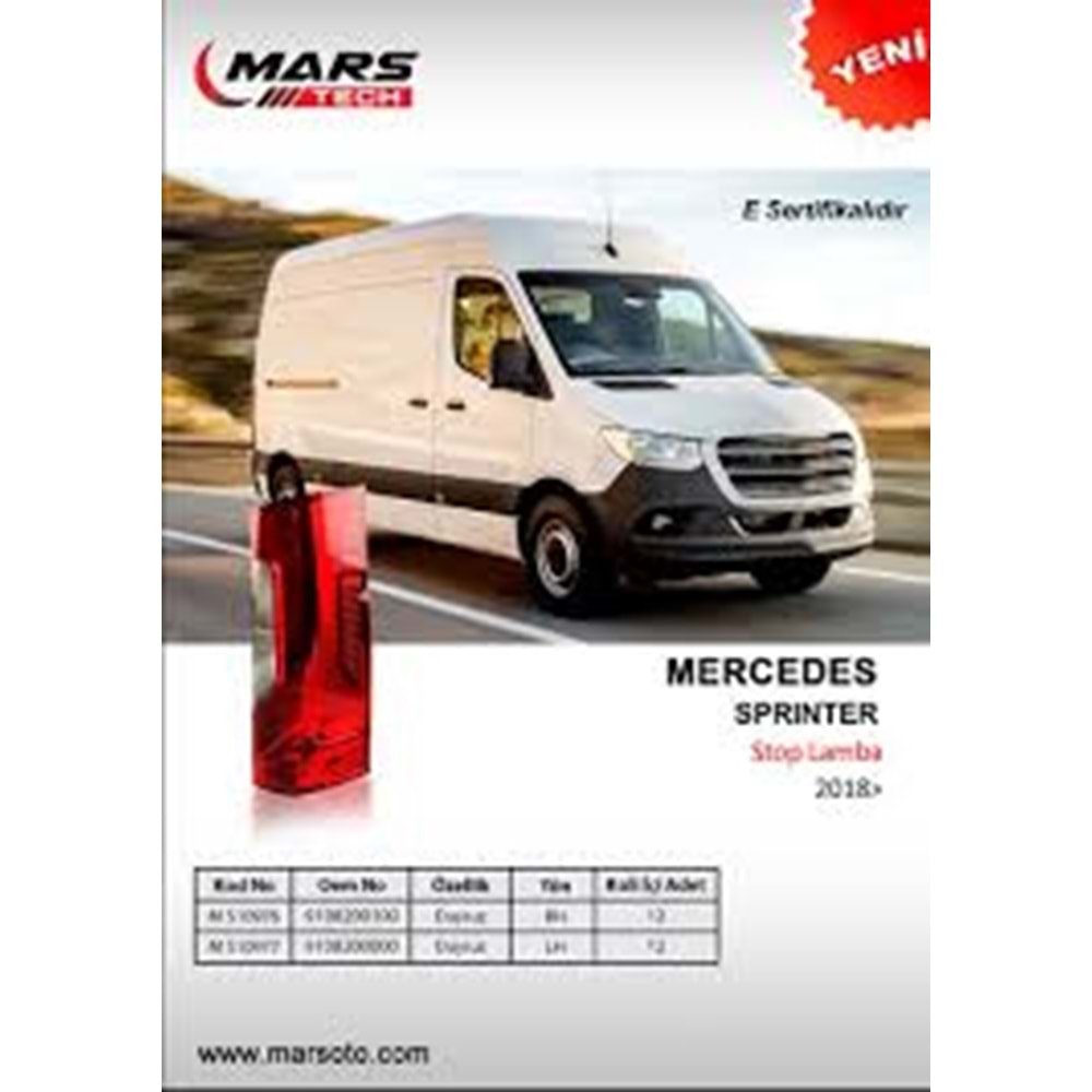 STOP LAMBA DUYSUZ M.SPRINTER SOL 2018>