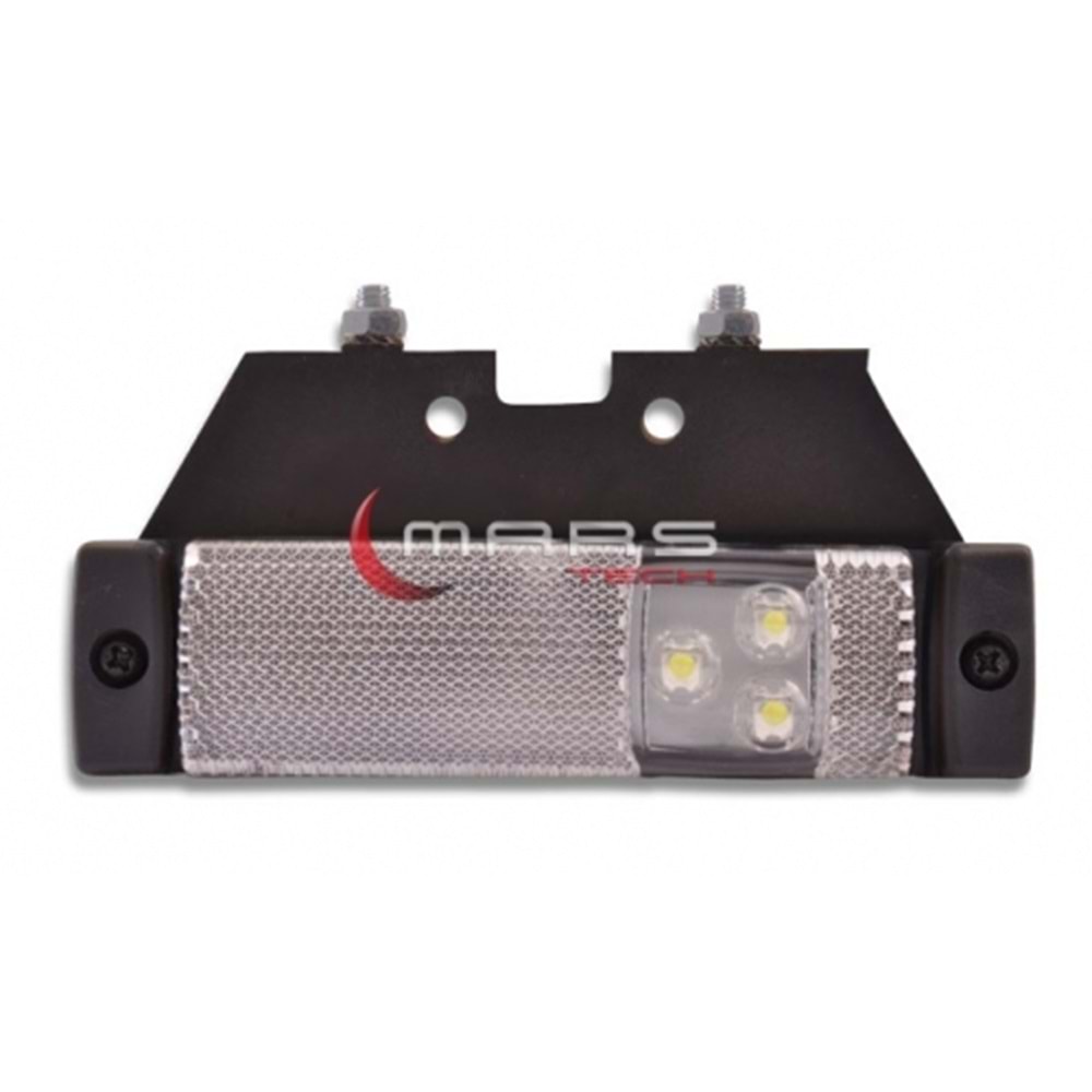 LED YAN ISARET LAMBA 24V BEYAZ BRAKETLI (551446)