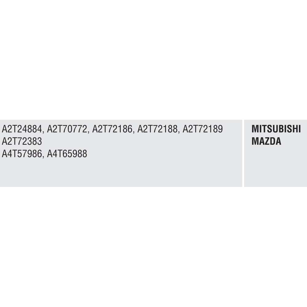 ALTERNATOR KOMURU 12V MITSUBISHI MAZDA FJ 343
