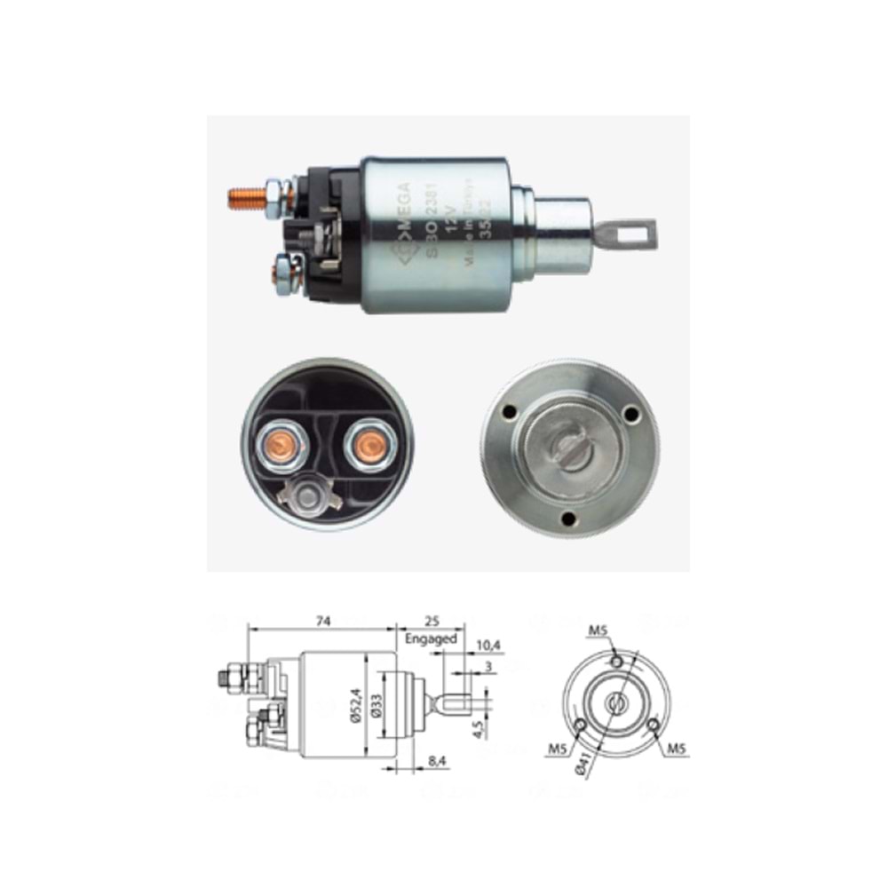 MARŞ OTOMATİĞİ 12V CITROËN JUMPER, FIAT DUCATO, PEUGEOT BOXER