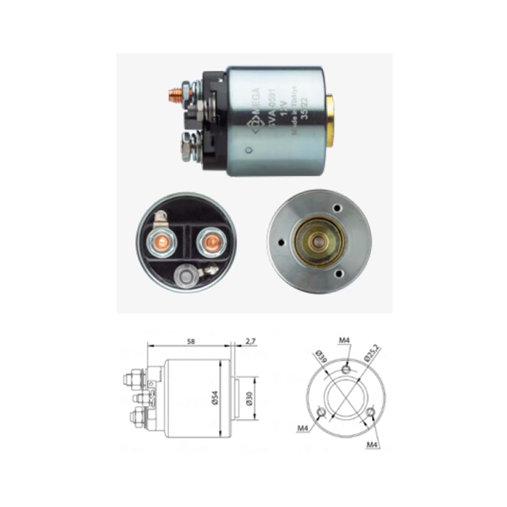 MARŞ OTOMATİĞİ 12V GM CHEVROLET CORSA TIGRA