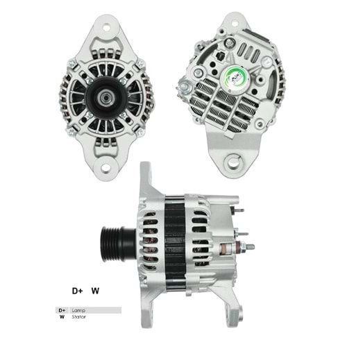 ALT DINAMO 24V 80A VOLVO PENTA 6 KANAL KASNAK ÇAP 47mm