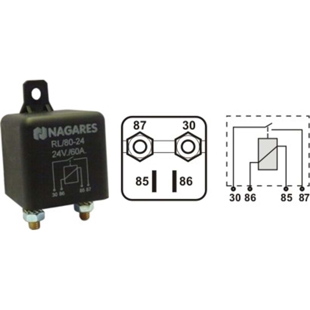 ROLE 24V 80 AMP.